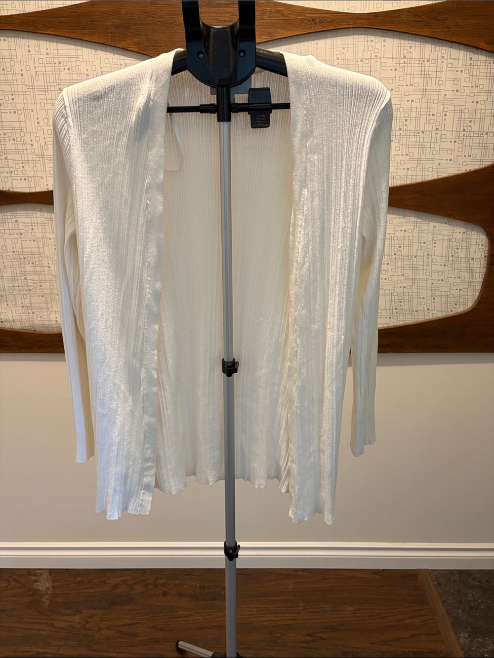 Banana Republic Cream Open-Front Lightweight Women's Cardigan